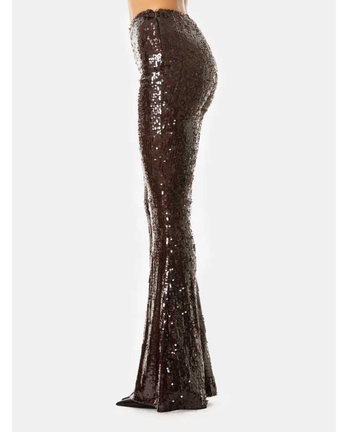 ANIYE BY Pantalone in paillettes