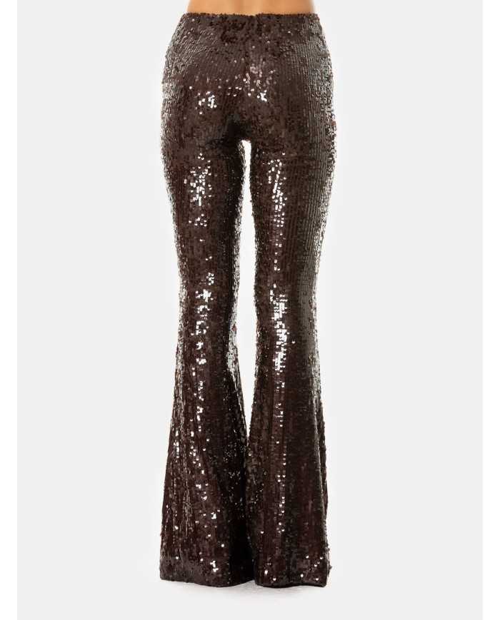 ANIYE BY Pantalone in paillettes