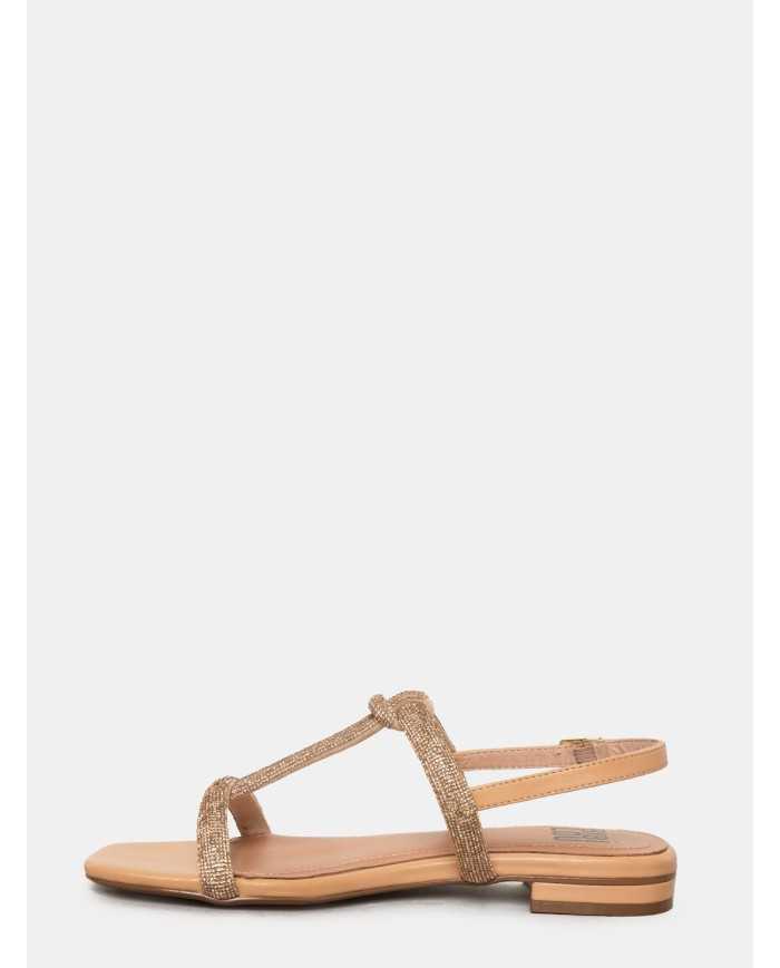 BIBI LOU Sandalo flat con strass