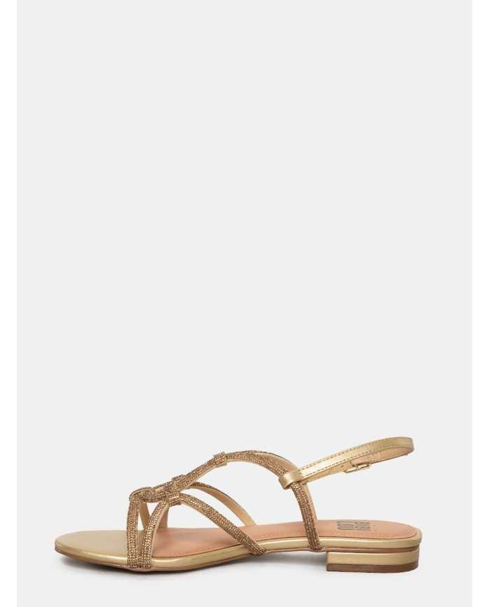 BIBI LOU Sandalo flat con strass