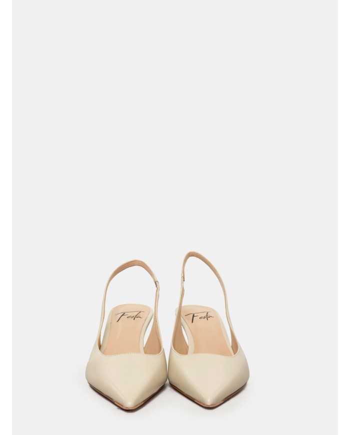 ROBERTO FESTA Sandalo slingback in pelle