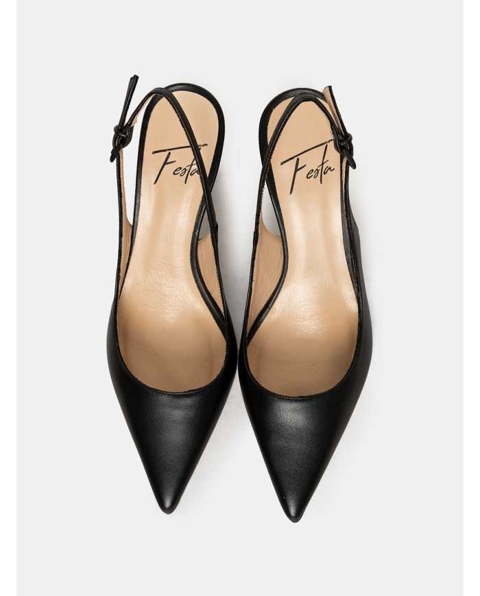 ROBERTO FESTA Sandalo slingback in pelle