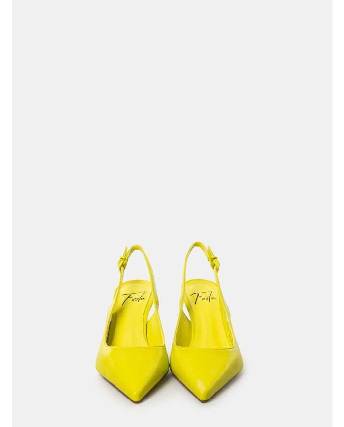 ROBERTO FESTA Sandalo slingback in pelle