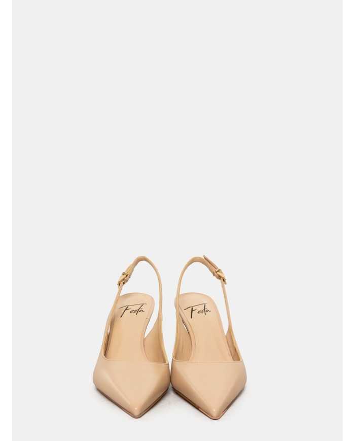 ROBERTO FESTA Sandalo slingback in pelle