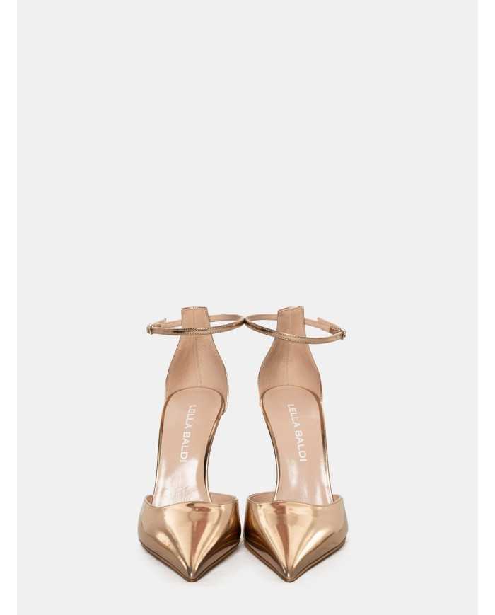 LELLA BALDI Sandalo elegante laminato