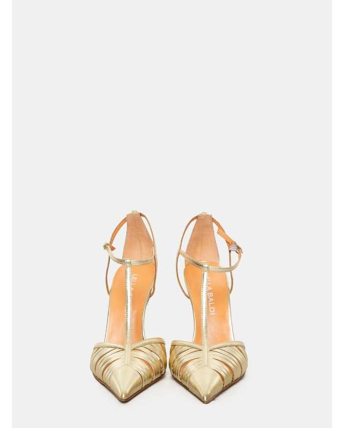 LELLA BALDI Sandalo laminato