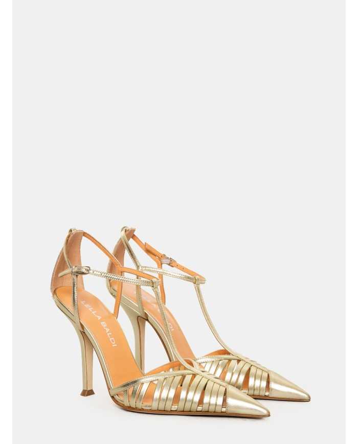 LELLA BALDI Sandalo laminato