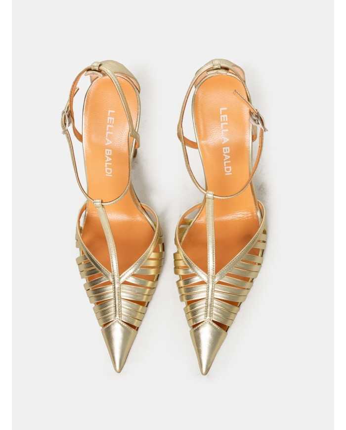 LELLA BALDI Sandalo laminato