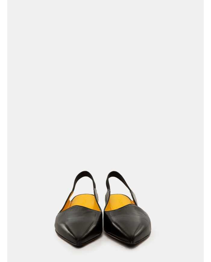 mara bini Sandalo slingback in pelle