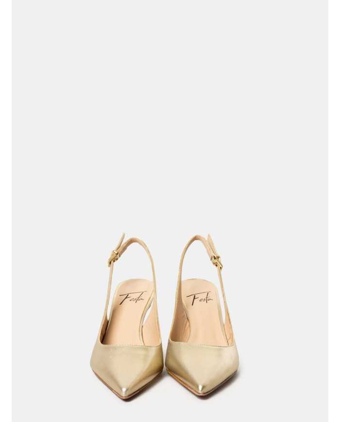 ROBERTO FESTA Sandalo slingback laminato