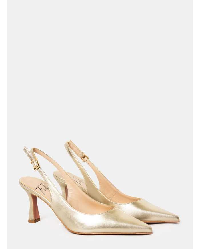 ROBERTO FESTA Sandalo slingback laminato