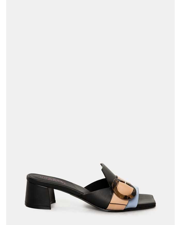 DONNARì Sandalo sabot in pelle