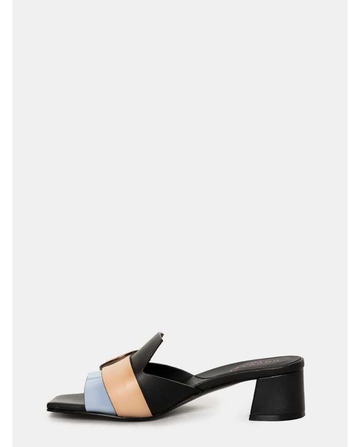 DONNARì Sandalo sabot in pelle