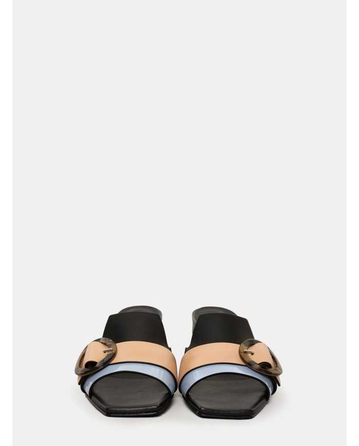 DONNARì Sandalo sabot in pelle