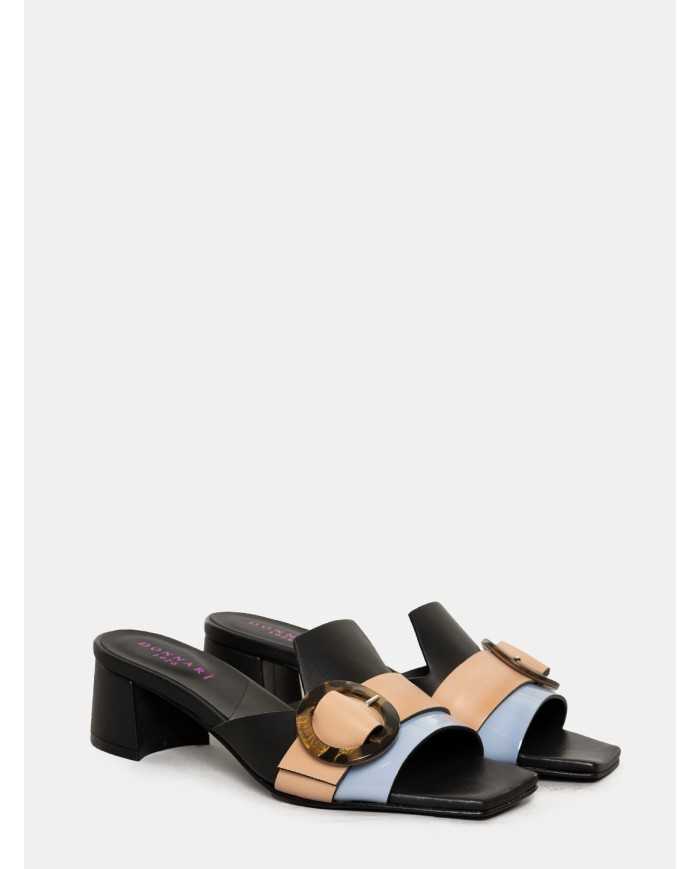 DONNARì Sandalo sabot in pelle