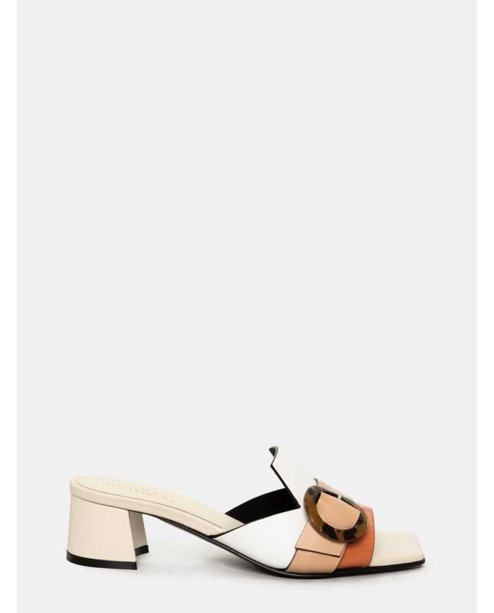DONNARì Sandalo sabot in pelle