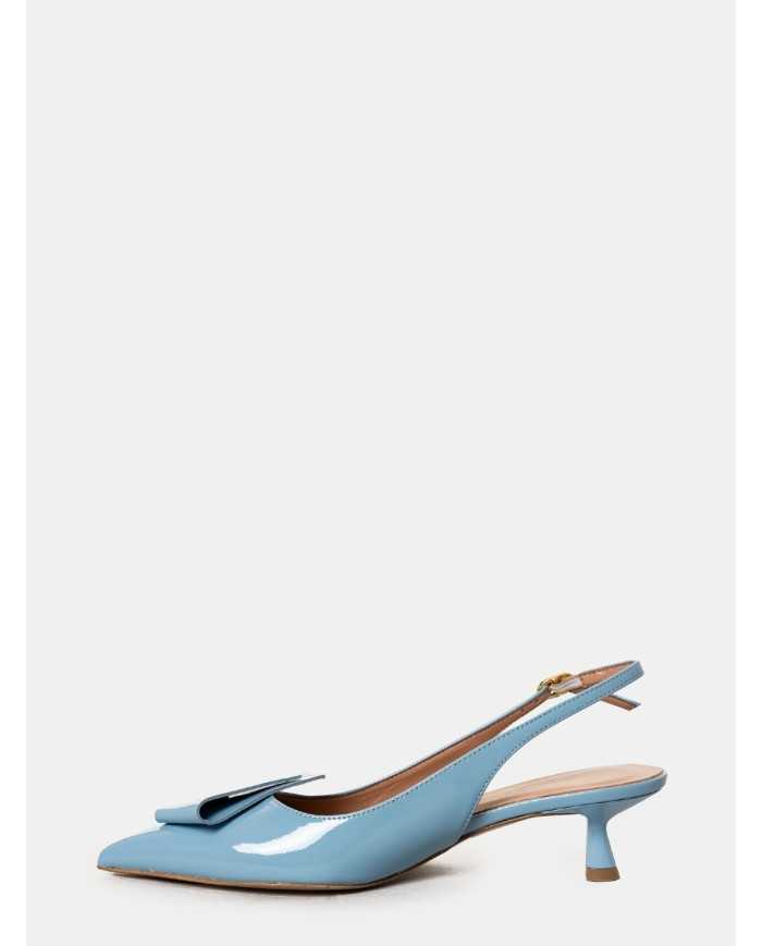 BIANCA DI' Sandalo slingback in vernice