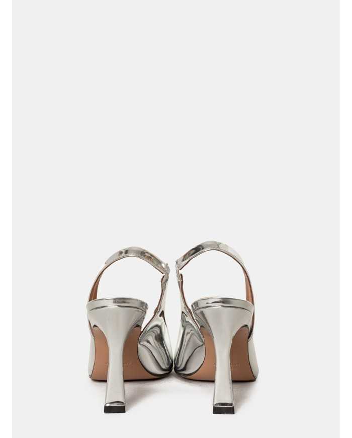 BIANCA DI' Sandalo slingback specchio