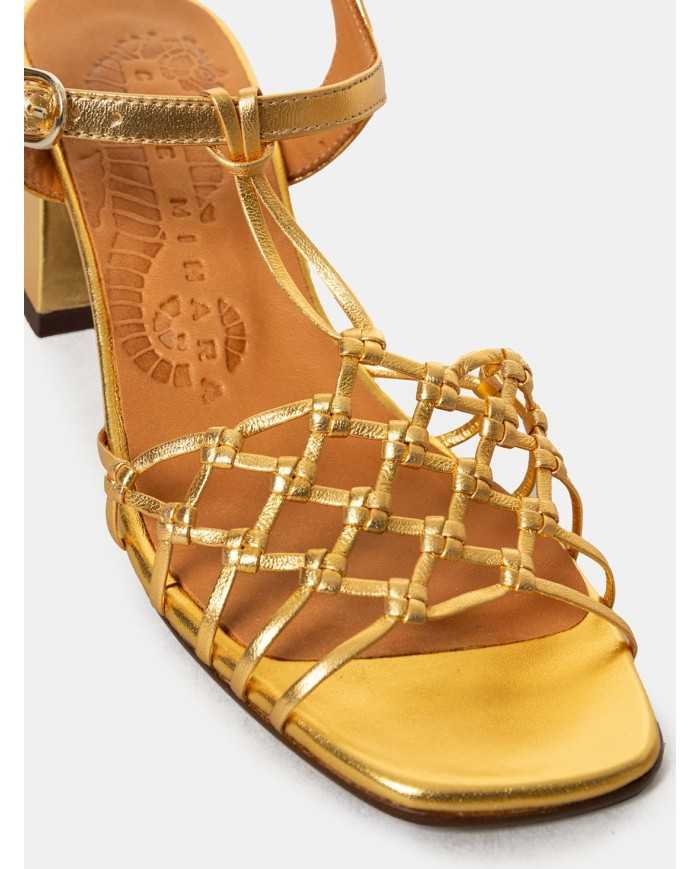 CHIE MIHARA Sandalo laminato