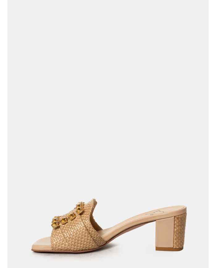 ROBERTO FESTA Sandalo in raffia