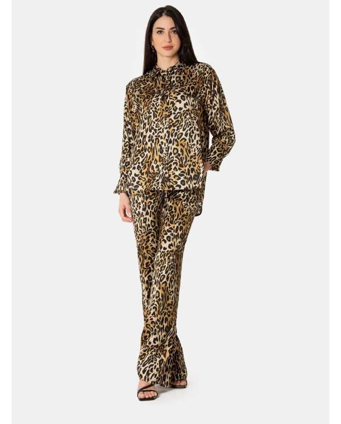 BEATRICE B Pantaloni a palazzo in viscosa