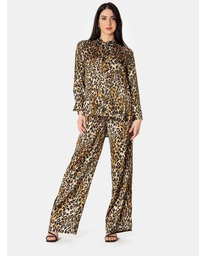 BEATRICE B Camicia over in viscosa stampata