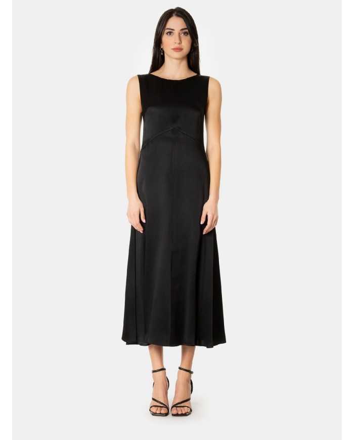 BEATRICE B Abito svasato in satin