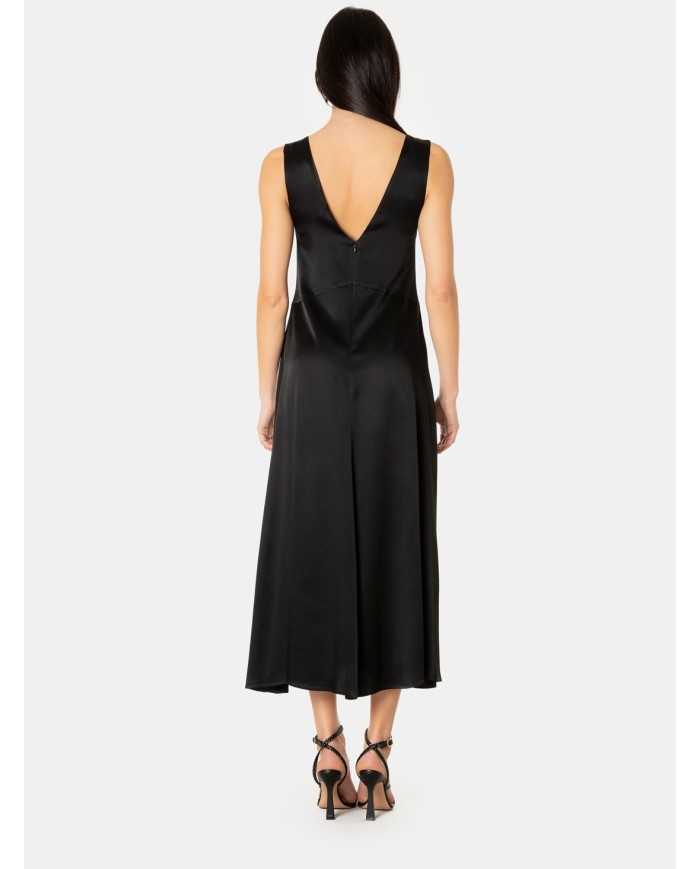 BEATRICE B Abito svasato in satin