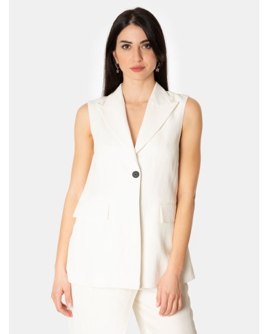 LIVIANA CONTI Gilet monopetto LIVIANA CONTI Gilet monopetto