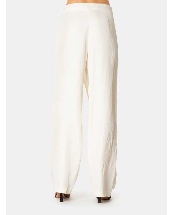 LIVIANA CONTI Pantalone ampio in lino