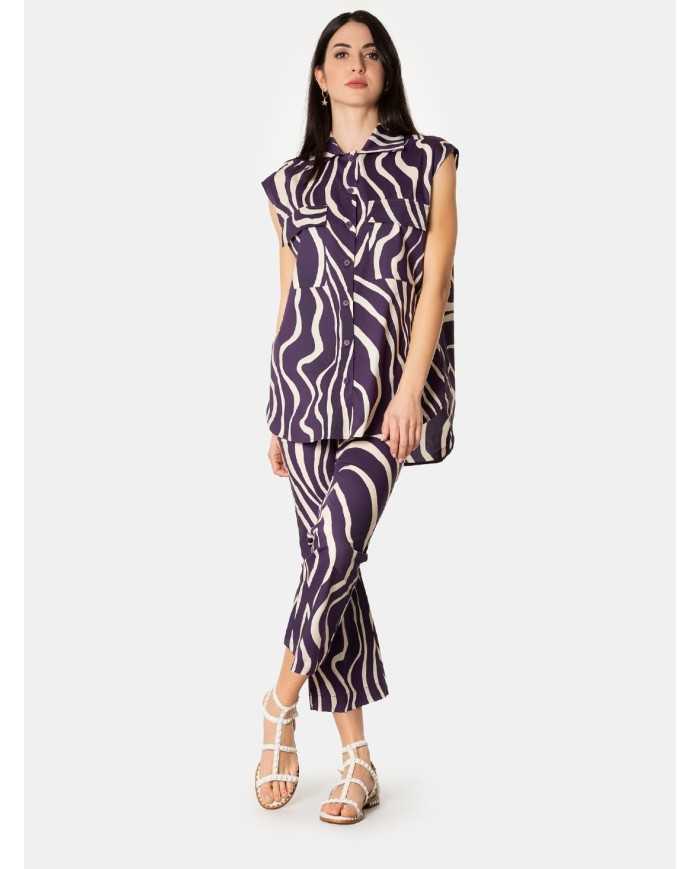 LIVIANA CONTI Camicia a fantasia