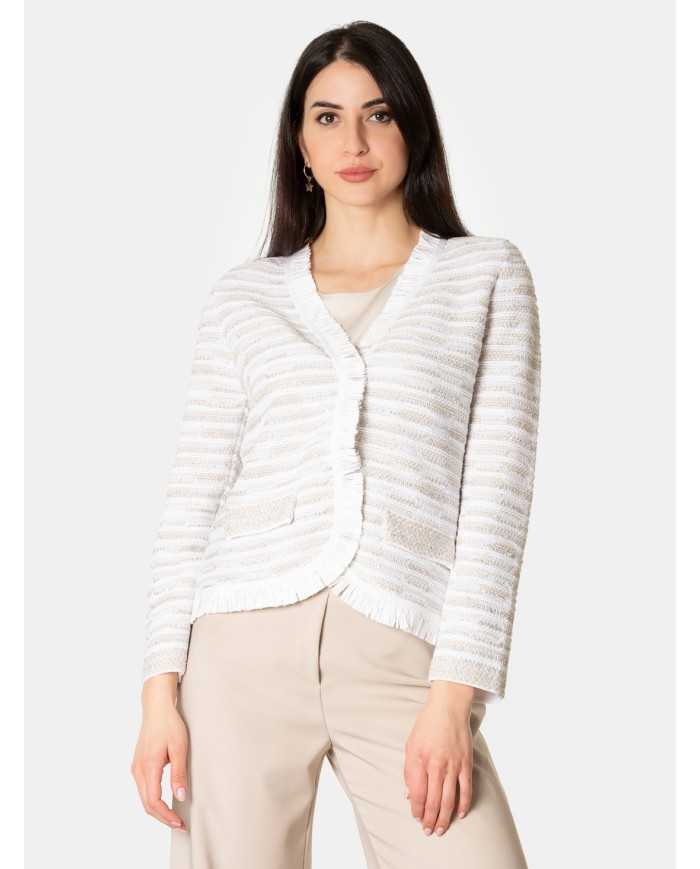 D.EXTERIOR Giacca corta tramata