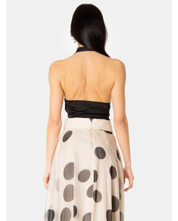 GIADACURTI Resort Top scollo americana