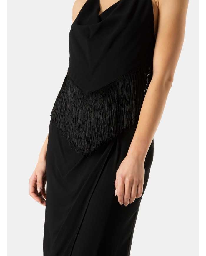 SIMONA CORSELLINI Abito con frange