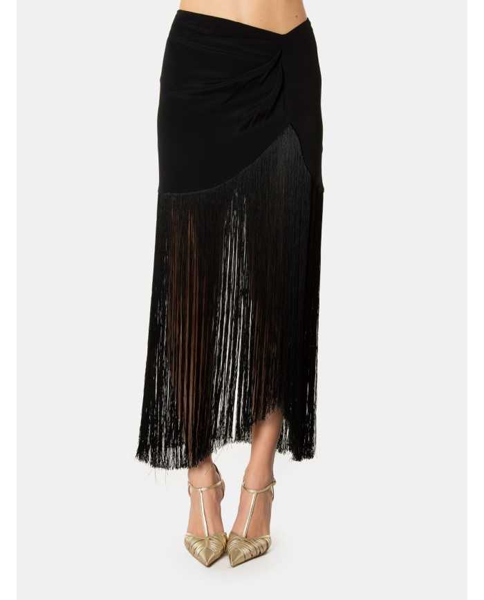 SIMONA CORSELLINI Gonna con frange