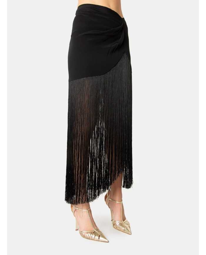 SIMONA CORSELLINI Gonna con frange