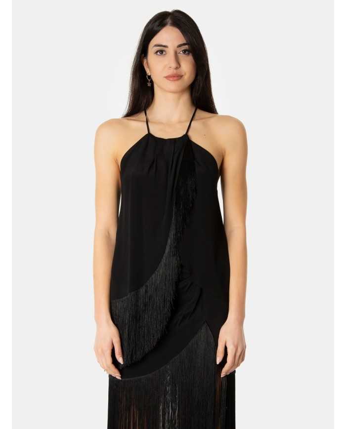 SIMONA CORSELLINI Top con frange