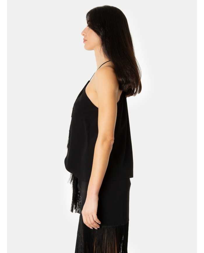 SIMONA CORSELLINI Top con frange