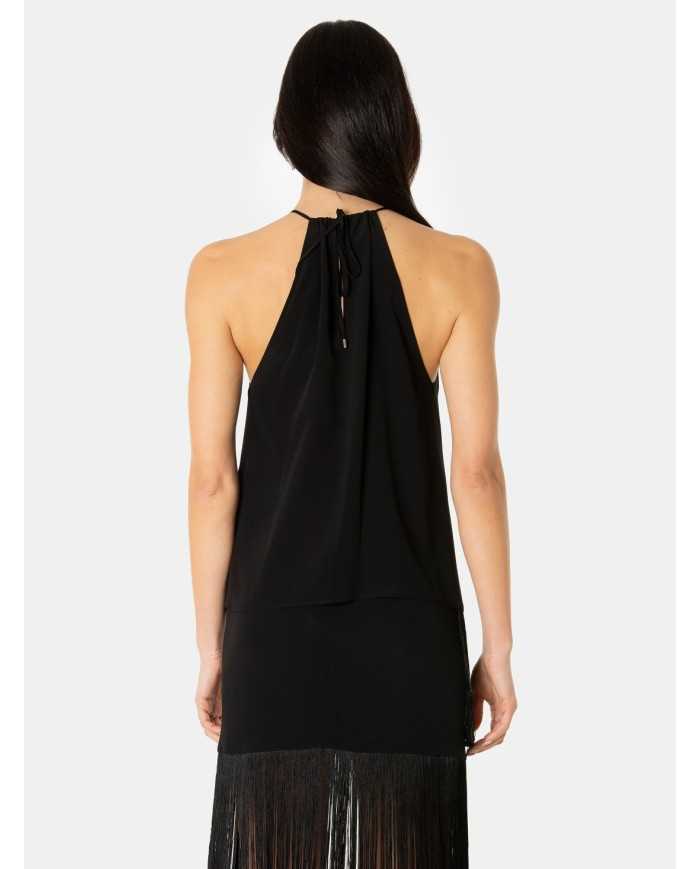 SIMONA CORSELLINI Top con frange