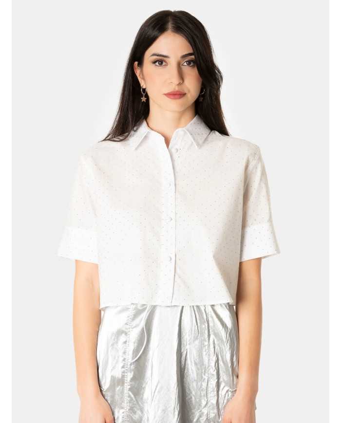 JIJIL Camnicia corta con strass