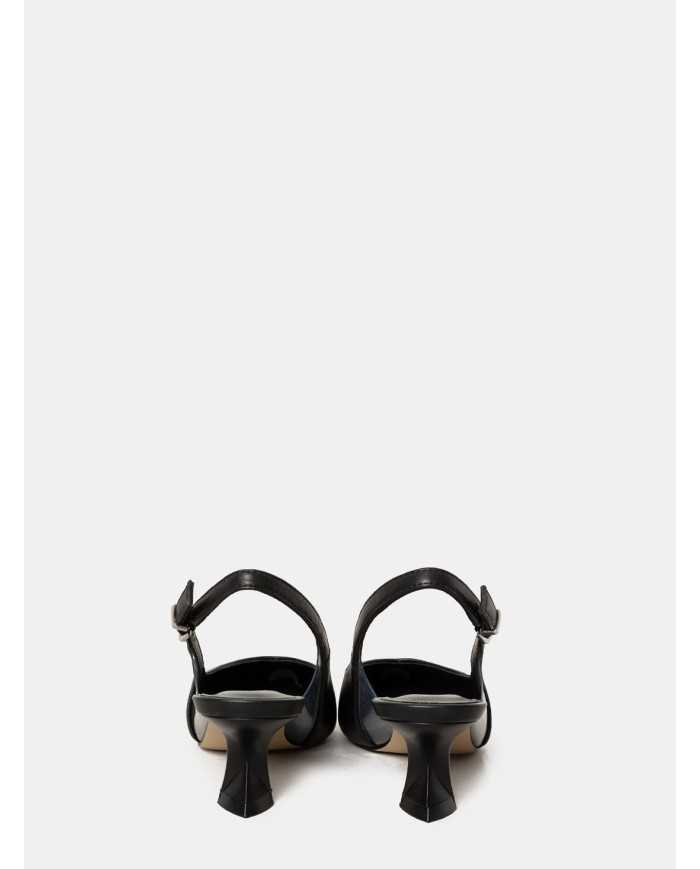 JEANNOT Sandalo slingback in pelle