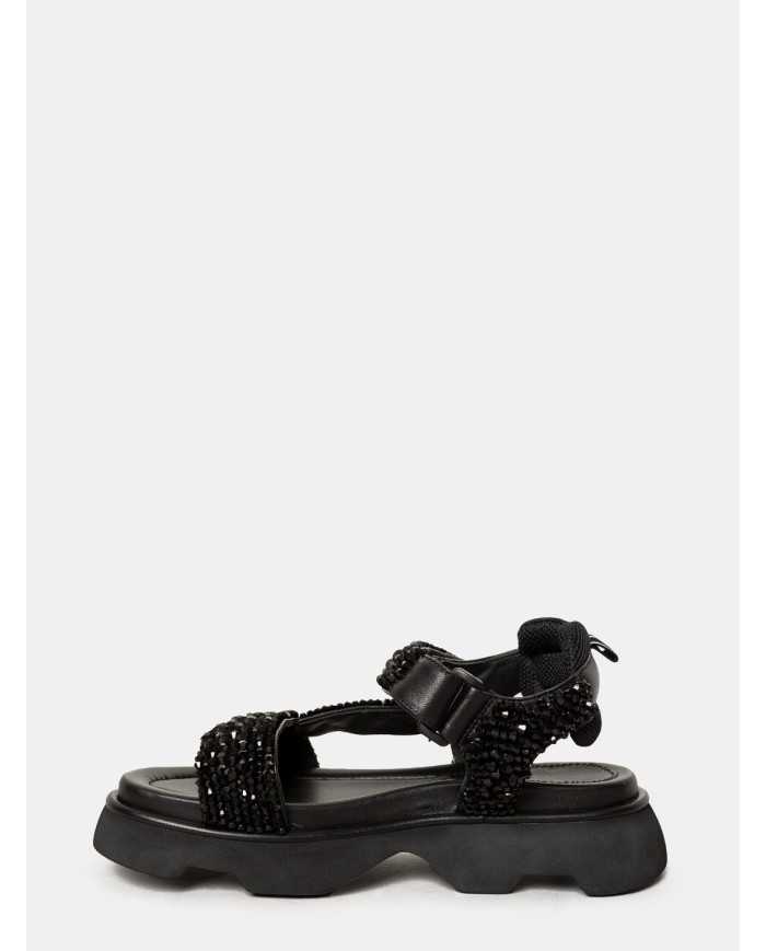 JEANNOT Sandalo sportivo con strass