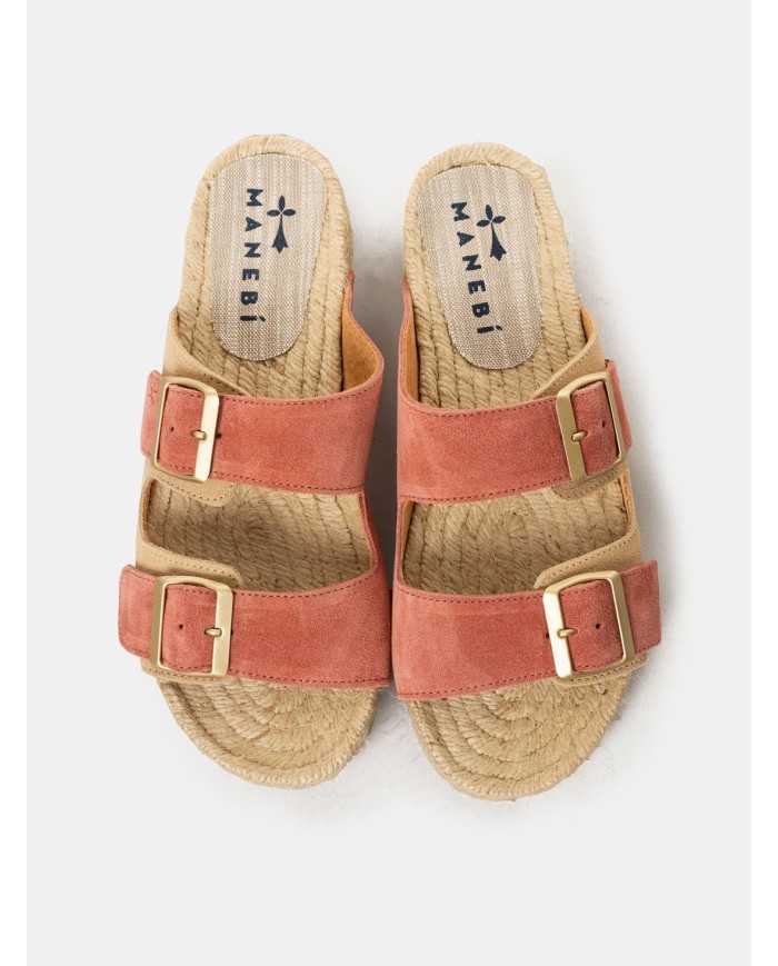 MANEBì Ciabatta in suede