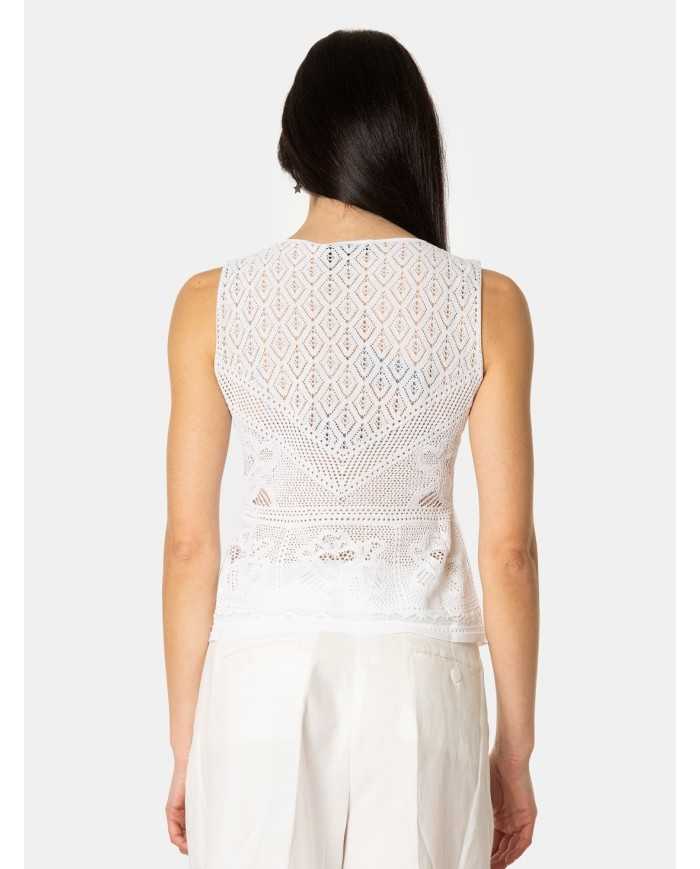 D.EXTERIOR Top pizzo con fiore