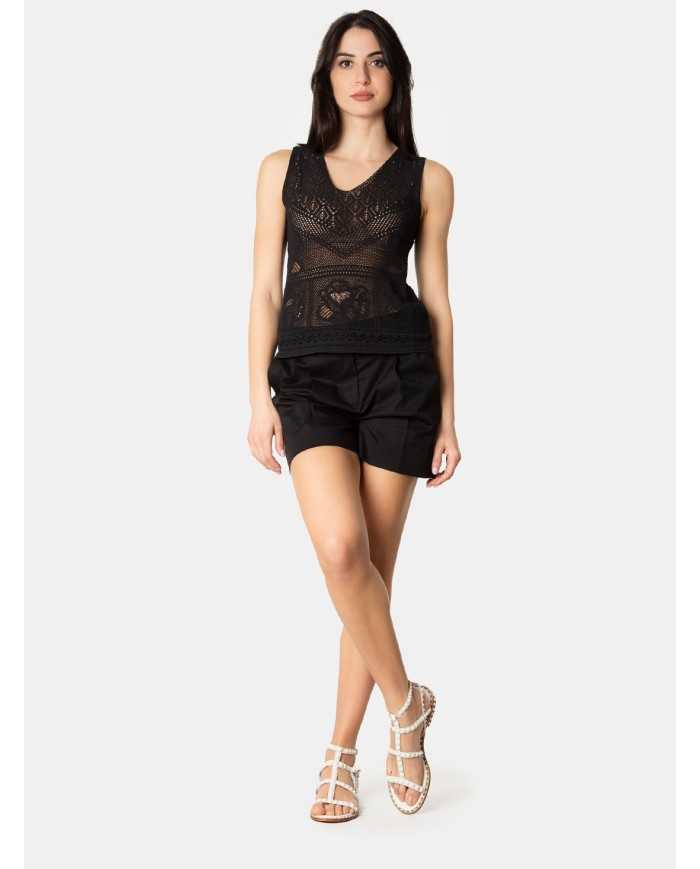 D.EXTERIOR Top pizzo con fiore