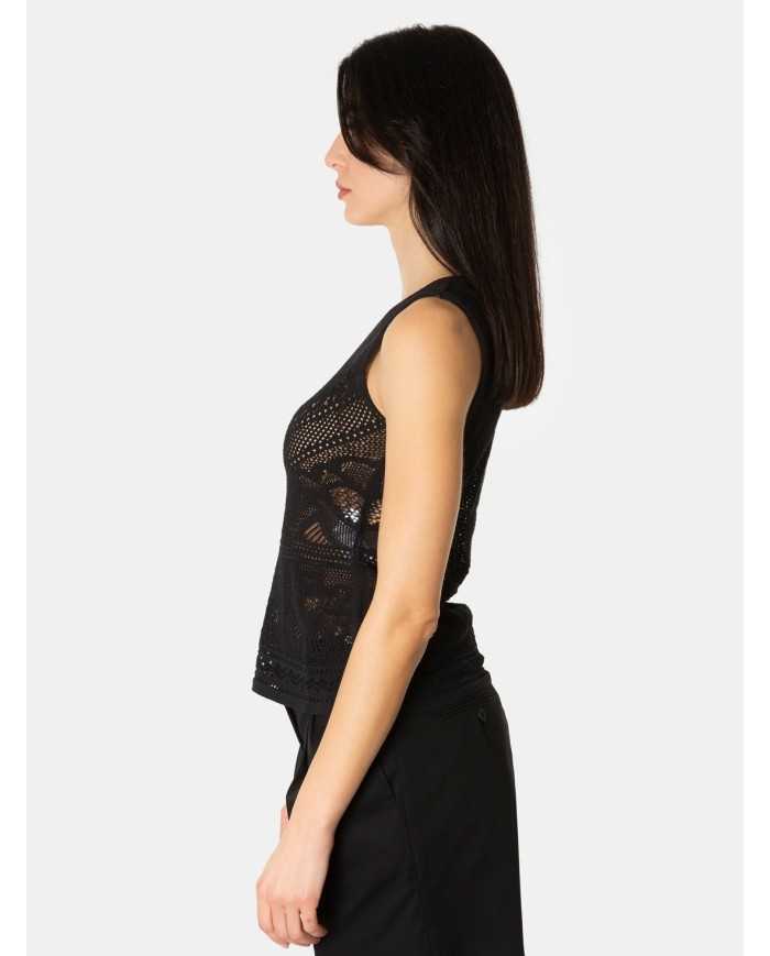 D.EXTERIOR Top pizzo con fiore