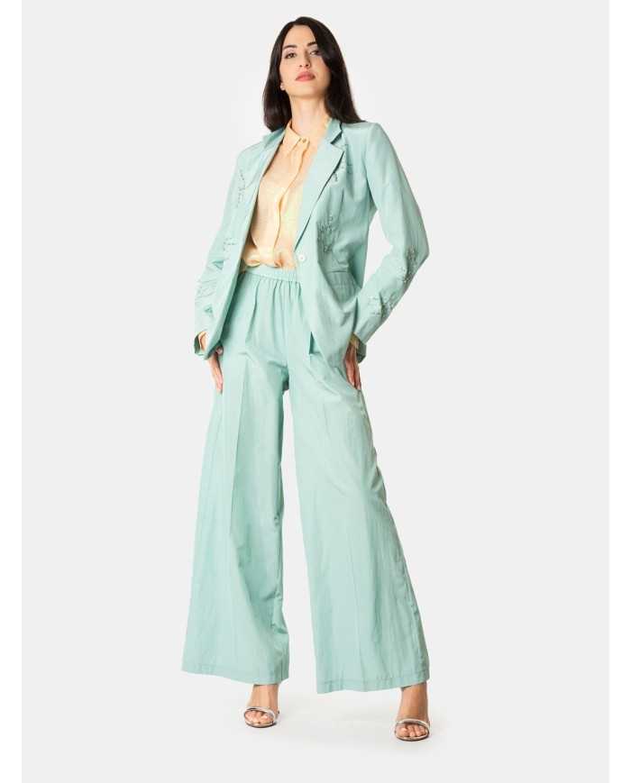 forte_forte Pantalone palazzo taffetta