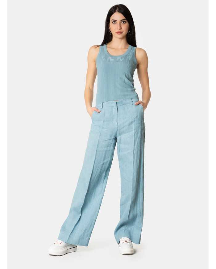 MAXMARA WEEKEND Pantalone in lino