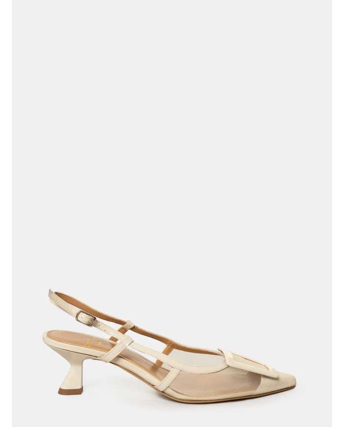CHANTAL Sandalo slingback con rete