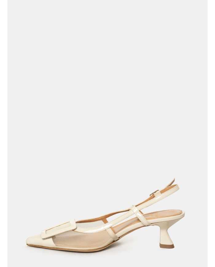 CHANTAL Sandalo slingback con rete
